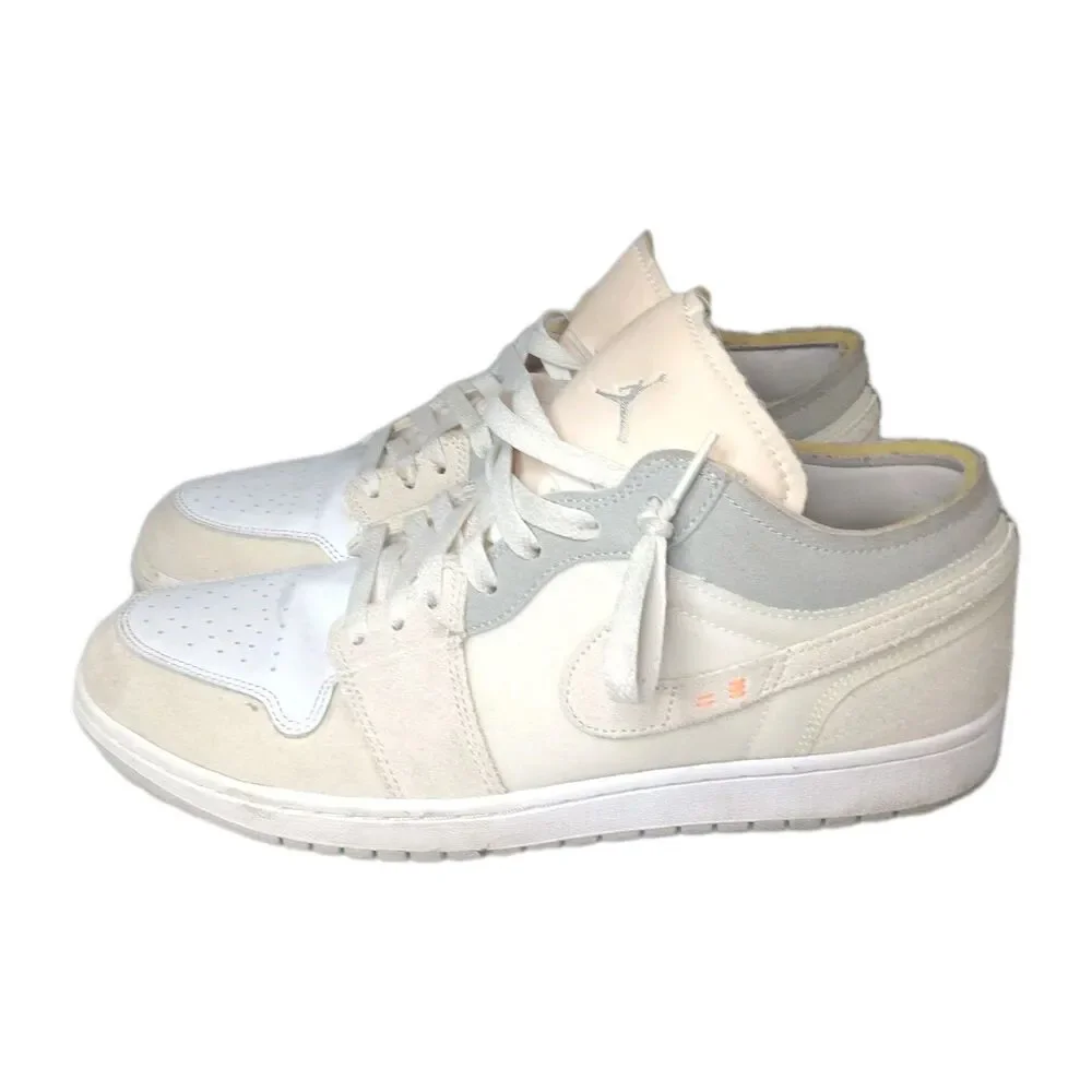 Jordan 1 Low SE Craft Inside Out Shoes Men's Size 11.5 Sneakers White Phantom